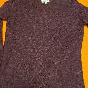 Cloud Chaser V-Neck Sweater - Deep Purple